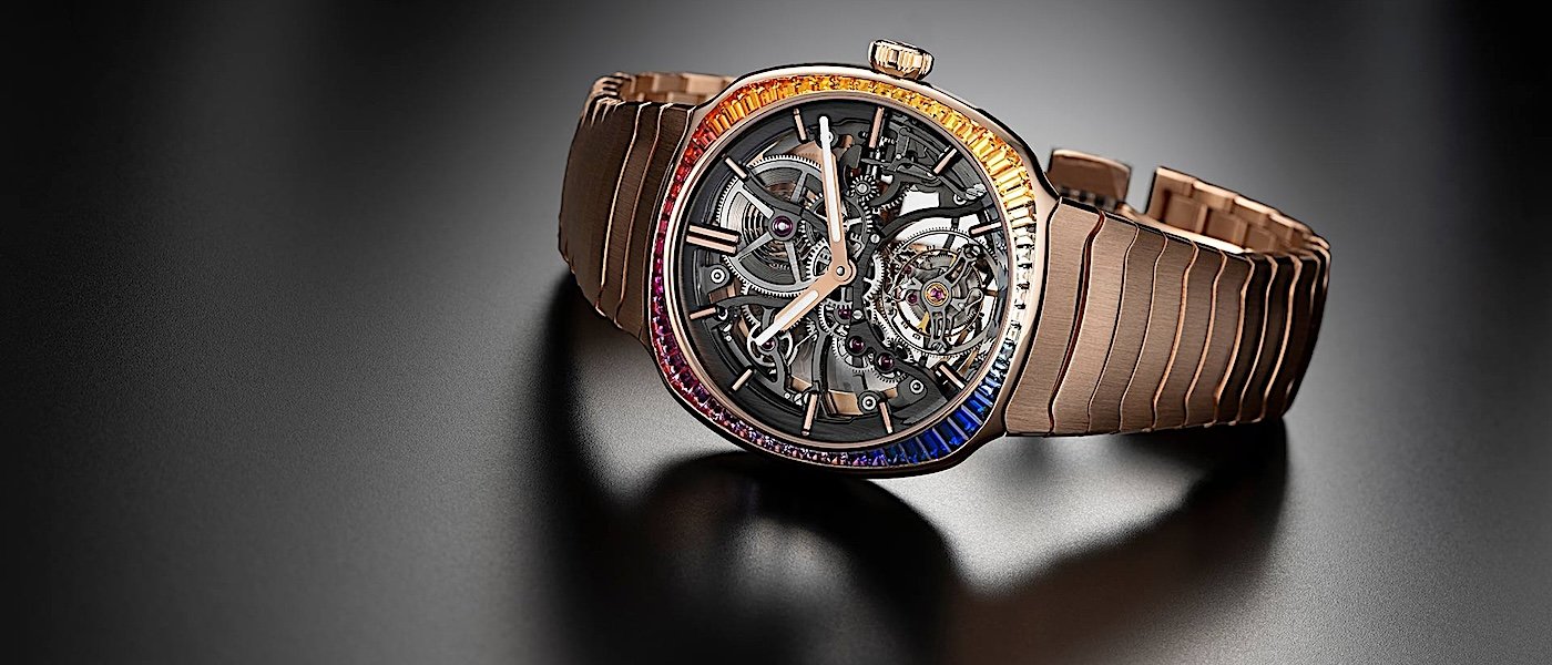 缤纷动感奢华：H. MOSER & CIE.疾速者陀飞轮镂空彩虹腕表