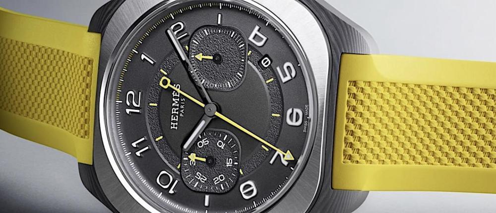 碳纤维加单按把让优雅也能很运动 爱马仕 H08 Chronographe 的法式反差魅力