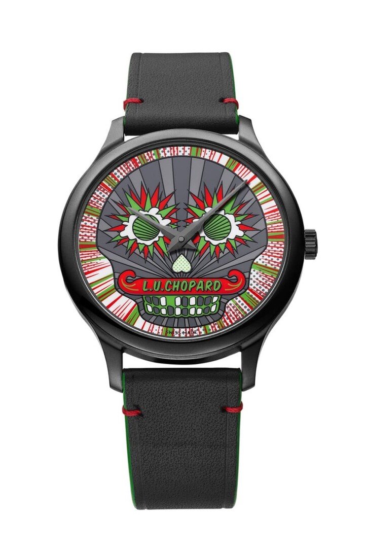 L.U.C Skull One Calavera Pop Art
