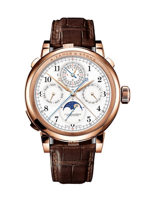 朗格GRAND COMPLICATION 于 2013 年面世，是前所未有最为复杂的德国腕表