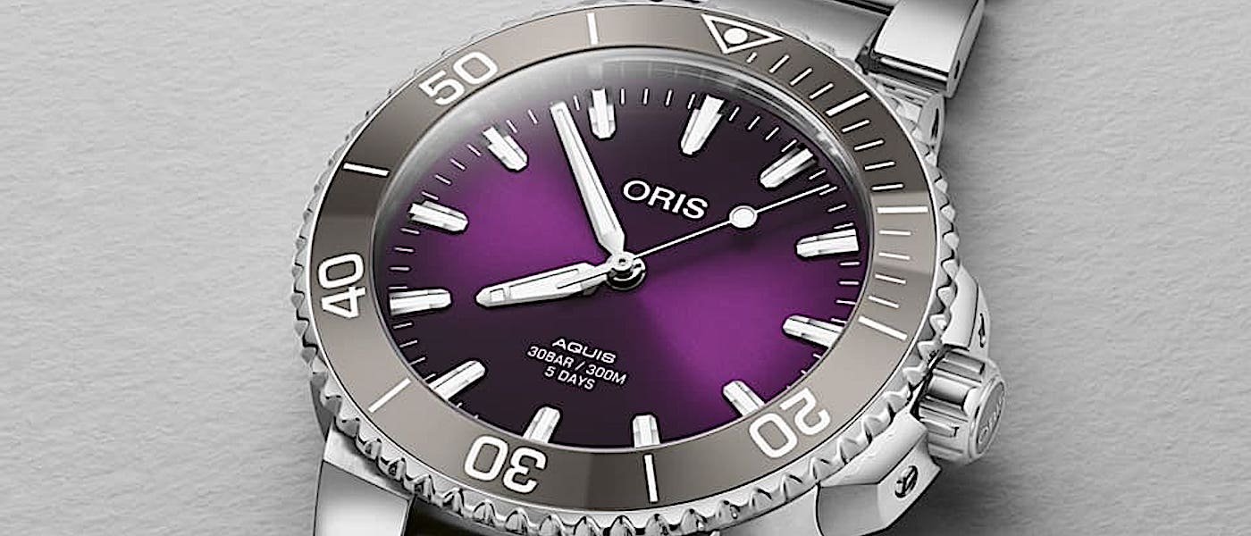 ORIS Hölstein 2023限量表第一次以Aquis潜水表为基础并拥有两大特殊设计