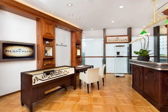 宝珀中环国际金融中心专卖店内部