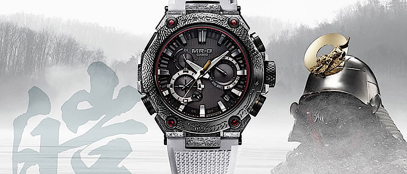 G-SHOCK旗舰系列MR-G新作“冲击丸”再度以武士头盔为灵感展现勇猛气势