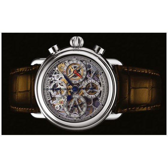 ANNIVERSARY SKELETON CHRONOGRAPH 1910-2010 by Aerowatch 