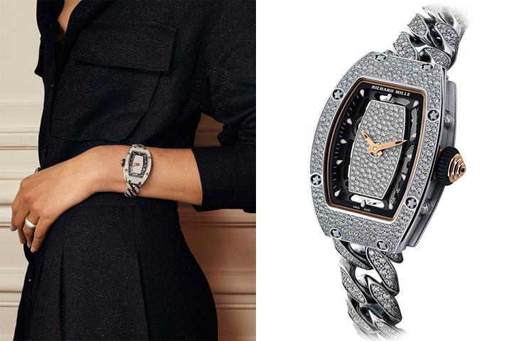 RM 07-01 白金雪花镶钻链环款