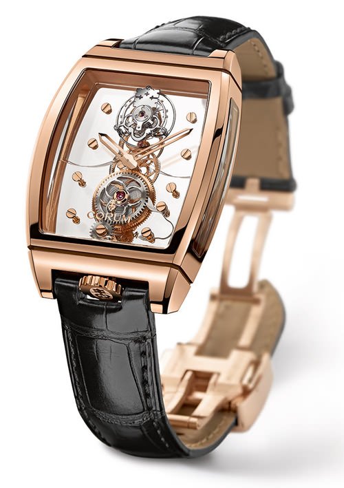 Corum昆仑表Golden Bridge Tourbillon Panoramique 腕表