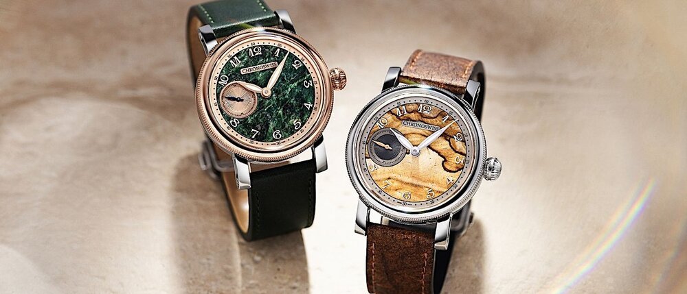 腕藏大地印记，Chronoswiss 天然矿石小三针腕表