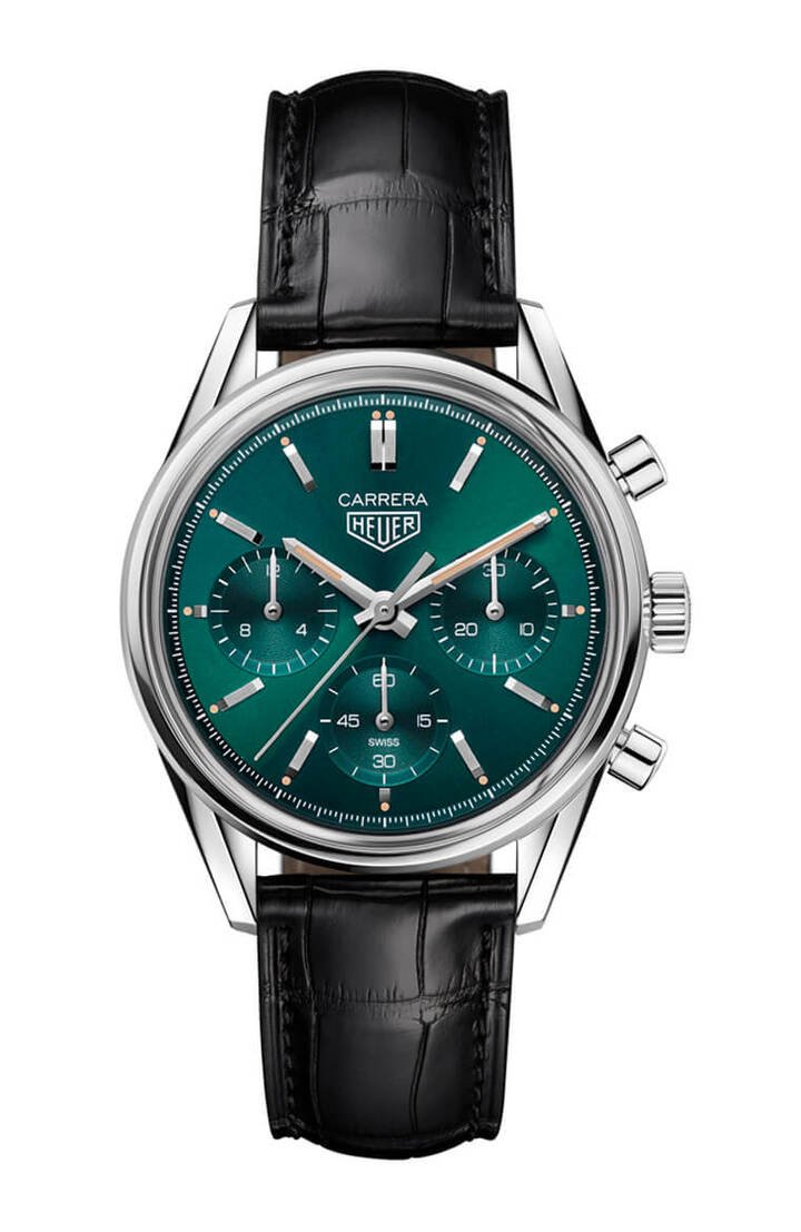 TAG HEUER Carrera绿面限量自动计时码表