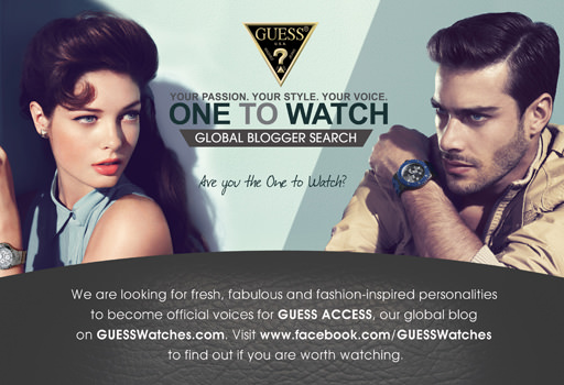Guess Watches blogger search