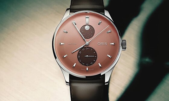 月相之美：ORIS Artelier 双时区月相腕表