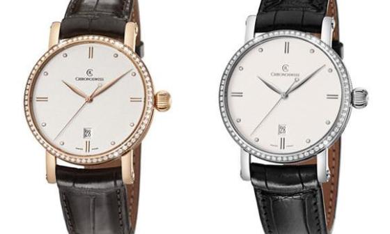 Chronoswiss 瑞宝表 Sirius 自动上链钻石表 钻石光华闪烁动人