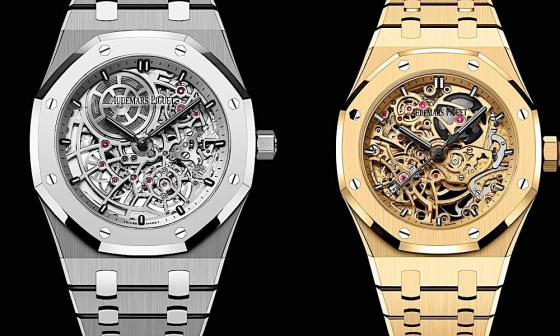 同色系镂空美学：爱彼 Royal Oak 皇家橡树 "Jumbo" 镂空腕表