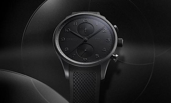 经典之作 幽黑现身：IWC Portugieser 瓷化钛金属计时腕表