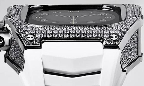 全球最贵的Apple Watch现身！ 表壳镶满超过400颗顶级美钻