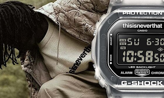 复古街头风潮回归！G-Shock 携手 thisisneverthat 推出 DW-5600TNT-7 联名腕表