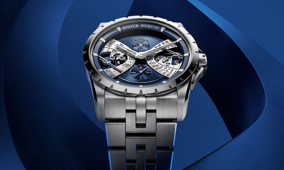 星河入梦，逆跳时分：ROGER DUBUIS 王者系列双逆跳日历腕表