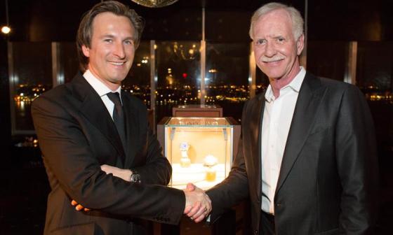 尚维沙首席运营官Bruno Grande与新形象大使Chesley Sullenberger机长