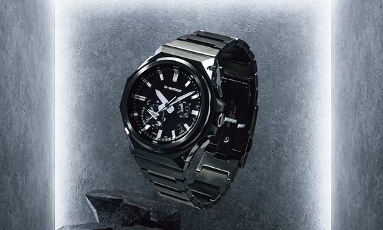 暗夜金属轻韧美学：CASIO G-STEEL GST-B1000BD