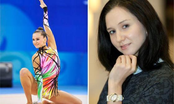 左：柳波娃•查卡谢娜参加第29届夏季奥林匹克运动会/中国北京，2008年 – 右：柳波娃•查卡谢娜佩戴RSW Loop腕表