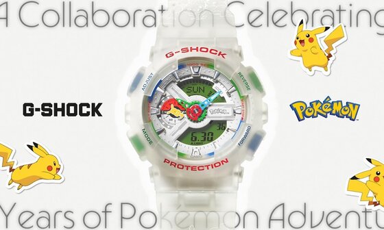 纪念 30 周年情怀之作！G-Shock 携手宝可梦打造专属梦幻联名腕表