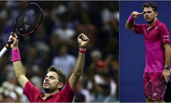 斯坦·瓦林卡佩戴爱彼皇家橡树离岸型计时码表（编号Ref. 26470ST），搭配订制粉红色橡胶表带