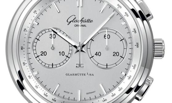 Glashütte 格拉苏蒂 2013年情人节黑白计时腕表 