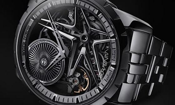 罗杰杜彼携手日本大艺术家空山基打造Excalibur单摆轮手表限量特别版