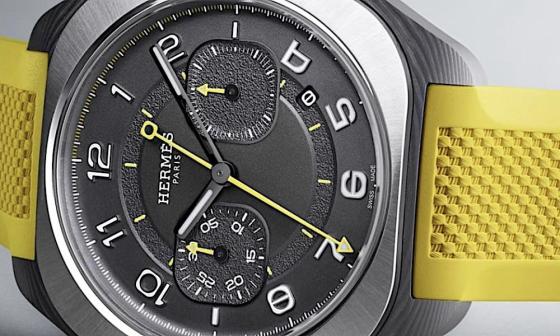 碳纤维加单按把让优雅也能很运动 爱马仕 H08 Chronographe 的法式反差魅力