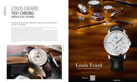LOUIS ERARD 1931 Chrono 腕表：复古风盛行