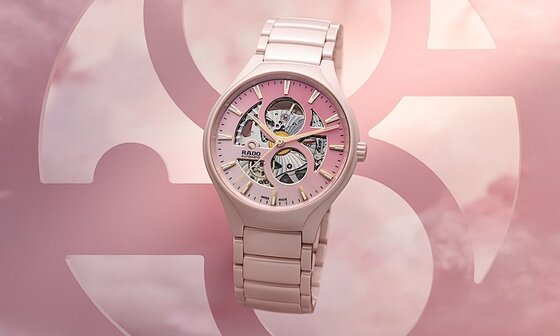 粉瓷流光：RADO True 真我系列樱花粉全新作品