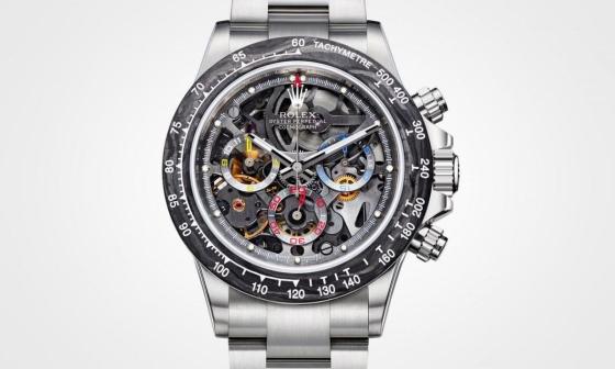 瑞士改装表品牌Artisans de Genève替哥伦比亚知名车手Juan Pablo Montoya特制了一款改装ROLEX Daytona计时表