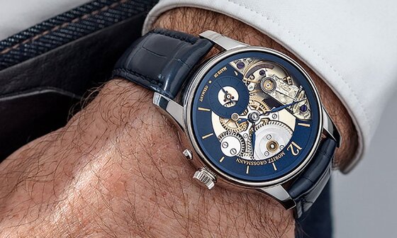 百年制表回响，点亮机械之美：MORITZ GROSSMANN Backpage Tremblage