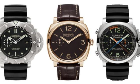 由左至右： Submersible，Radiomir & Chrono - Panerai 沛纳海2013 新品