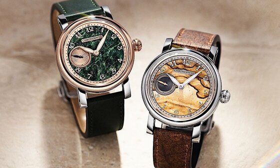 腕藏大地印记，Chronoswiss 天然矿石小三针腕表