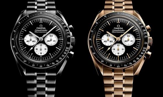 来自宇宙的极致之黑，Omega 登月表亮相全新 "反熊猫" 设计！