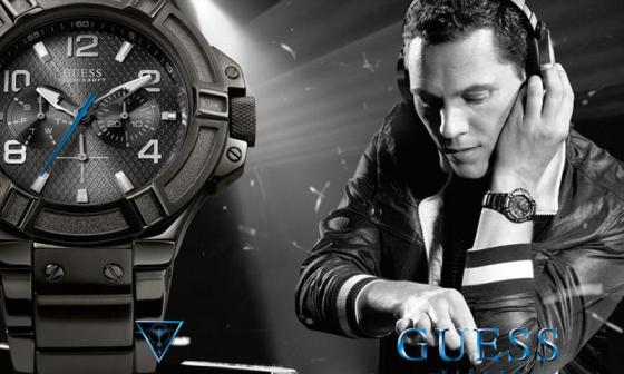 Guess与DJ提雅斯多2012年合作推出一款腕表，2013年他们的合作将继续进入新的领域