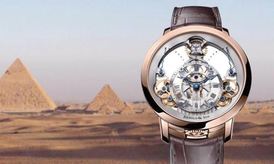 金字塔神秘诱惑跳耀腕上——Arnold & Son 亚诺推出时间金字塔腕表