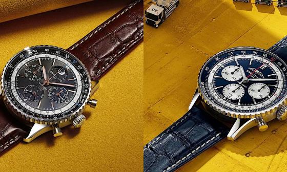 百年灵再续飞行传奇，Navitimer 推出新款 B19 万年历计时腕表、致敬协和号启航 50 周年 B01 计时腕表