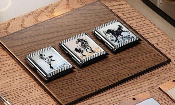 积家迎马年 推出翻转系列珐琅徐悲鸿骏马图腕表