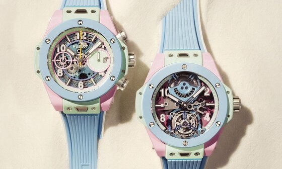 陶瓷焕新夏日色谱：HUBLOT Big Bang Summer 粉彩陶瓷限量腕表