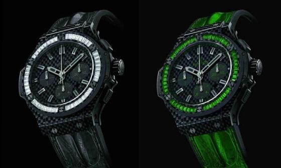 BaselWorld巴塞尔2013——Hublot宇舶 BIG BANG 碳纤维方型宝石腕表