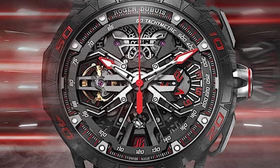 罗杰杜彼王者竞速飞返计时码表含有两项申请中专利 手表设计灵感、特色、规格一次看