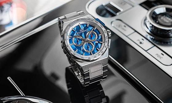 跳动节拍雕刻精准瞬间：BOMBERG Apex Pulse CB 脉冲蓝计时腕表