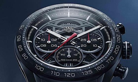 泰格豪雅以保时捷963赛车为灵感打造Carrera联名限量版