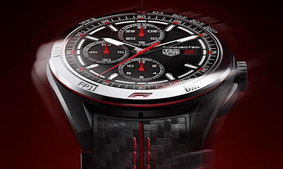 紧凑赛事节奏：TAG HEUER Connected Calibre E5 Formula 1 特别版