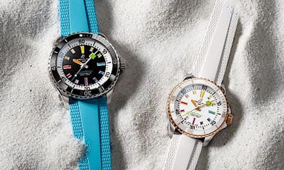 百年灵Superocean超级海洋系列色彩创意连发 彩虹时标、迷彩面盘新作同步登场