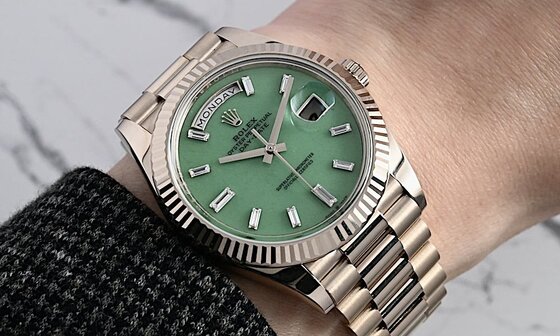 领袖新章，金石和鸣：劳力士ROLEX Day-Date 40 Ref.228235 JG