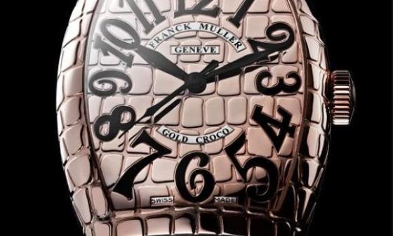 Franck Muller Gold Croco鳄鱼皮纹腕表