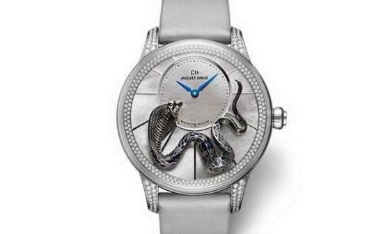 眼镜蛇的赞歌——雅克德罗 Jaquet Droz 金雕灵蛇小针盘腕表