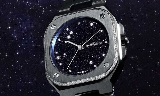 苍穹落腕，星钻成鹰：BELL & ROSS BR-05 36mm Blue Diamond Eagle Diamond